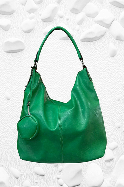 Τσάντα μαλακή ώμου - Πρασινο